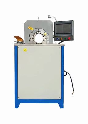 PLC 2インチの油圧ホースの押す機械螺線形の油圧ライン出版物の広い穴の頭部