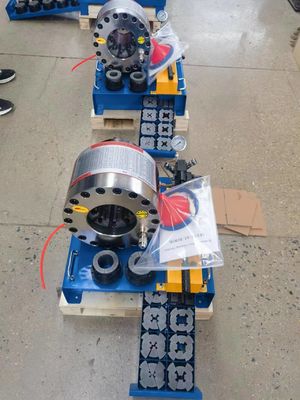 10pcs/Hディーゼル管ひだが付く機械ボタンは携帯用ホースのひだ付け装置600t FY-51CSDを作動させる