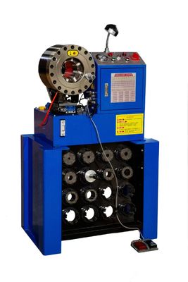 ステンレススチールパイプホースクリッピングマシン P38 帯状ホースクリッパー 高精度 1.5 と 2 インチ ラックと急速な変更模具ツール / 水力ホースプレッサー