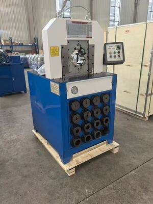 良い価格 3 インチ液圧ホースクリッピングマシン 110V/220V/380V/415V電圧と1年間の保証 青/白またはカスタム色 オンライン