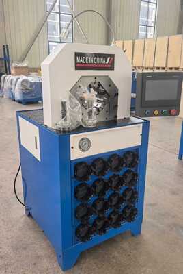 良い価格 3 Inch Hydraulic Hose Crimping Machine with 2800KN Crimping Force and 31.5MPA Rated Pressure オンライン