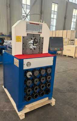 3 インチ 6-76mm 水力ホースクリッピングマシン 15 ダイと効率的なホースプレッシングのための迅速な変更型設計