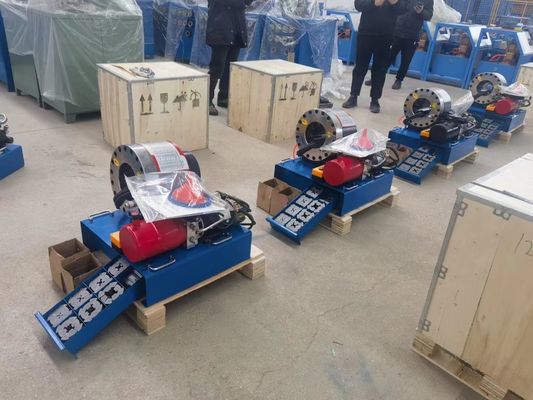 良い価格 12v 24vの高圧ホースひだが付く機械6-51mm航空路ホースのひだ付け装置 オンライン