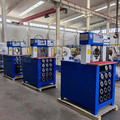 良い価格 AC油圧ホースひだが付く機械1/4-3インチの空気詐欺のホースのひだ付け装置 オンライン
