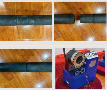 良い価格 装置頭 360°回転 1-90mm クリッピング範囲 液圧鋼管 クリッピングマシン 260Kg とサイズ 950*750*1050 mm オンライン