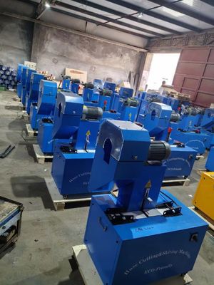 良い価格 青い色 128 KG サイズ 850*600*1200mm 特殊機能 自動切断用の水力管切断機 オンライン
