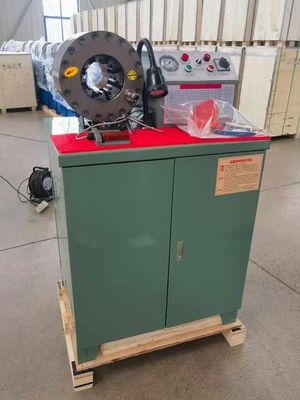 コンパクト構造 ハイドロリック・ホース・パイプ・クリッピング・マシン 3kw ハイドロリック・ホース・クリッピング・マシン
