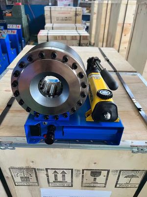 良い価格 1 Inch 6-25mm Rugged Steel Blue Color With 7 Dies Weight Manual Hydraulic Hose Crimping Machine Reliable Performance オンライン