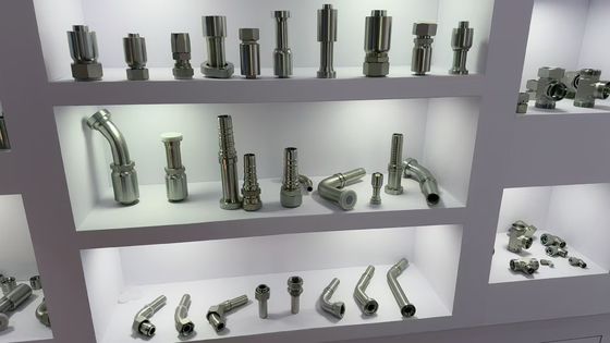 螺紋 Bsp 水力管フィッティング 不同サイズのための不oxidable鋼 男性 女性 迅速カップラー 1/4 ′′直線, 45 °, 90 ° から 1 インチ