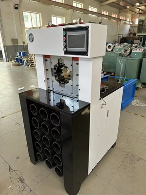 良い価格 3インチ油圧ホース圧着機、15ダイス付き、6-76mm、PLC制御 オンライン