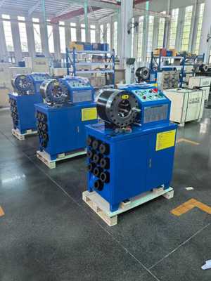 2インチ電動油圧ホースカシメ機 6-51mm 10ダイス付き