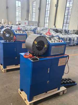 良い価格 2 Inch Hydraulic Hose Crimping Machine with 10 Dies and 6-51mm Range for Wide Hose Applications オンライン