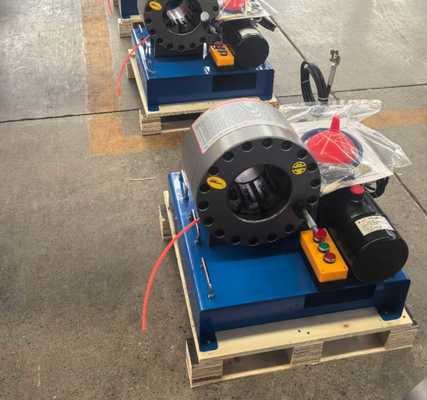 良い価格 12V/24V Automatic Hydraulic Hose Crimping Machine with 600T Force, 0.01mm Accuracy, and 30MPa Pressure オンライン
