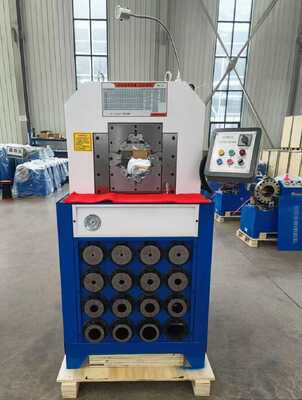 良い価格 3 Inch Hydraulic Hose Crimping Machine with 1000T Crimping Force 31.5MPA Rated Pressure and 6-76mm Crimping Range オンライン
