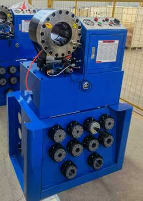 良い価格 2 Inch Hydraulic Hose Crimping Machine with Fast Change Mould Tool and 10 Dies for Versatile Crimping オンライン