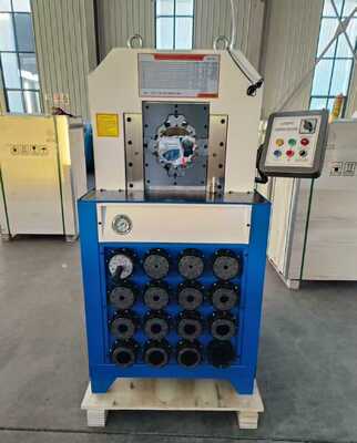 良い価格 3インチ 6-76mm ボタン操作 油圧ホース圧着機 15個の交換可能なダイ付き 効率的なホース圧着用 オンライン