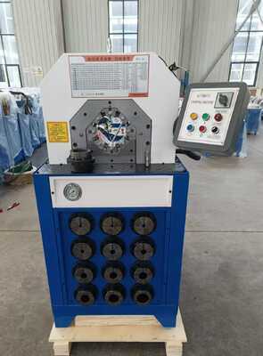 良い価格 3インチ 6-76mm 油圧ホース圧着機 15個の交換可能なダイとボタンコントロールシステム オンライン