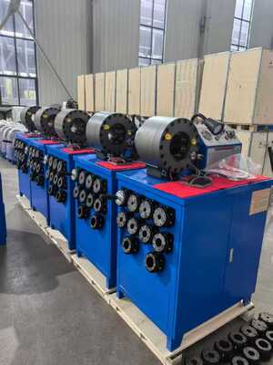 良い価格 2インチ600T 圧縮力ゴムホース圧縮機 6-51mmの範囲と10交換可能なダイ オンライン