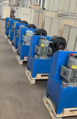 DX68 青色 220 v/380 v 2 インチ油圧ホース クリンパー 6-51 ミリメートル圧着範囲 10 ダイと 200 個/時間効率