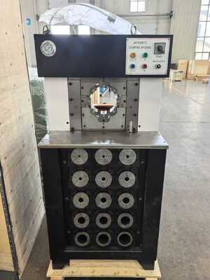 良い価格 3インチボタン制御水力ホースクリッピングマシン 6~76mmクリッピング範囲,最大開口 165mm,15ダイス オンライン