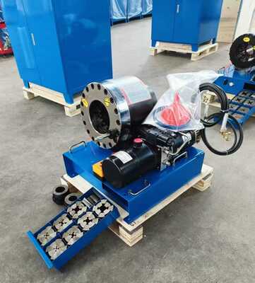 良い価格 12V/24V 液圧ホースクリッピングマシン 600T クリッピングフォースと 6-51mm 車載用範囲 オンライン