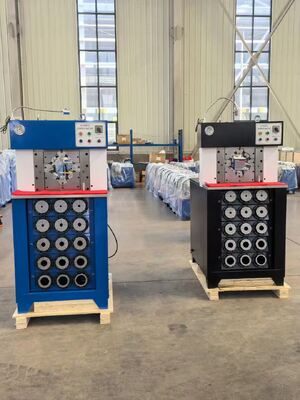 良い価格 3 インチ液圧ホースクリッピングマシン 6~76mm クリッピング範囲,最大開口 165mm と 15 ダイ オンライン