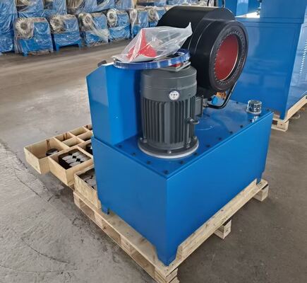 良い価格 6インチ 最大150mm 油圧ホース圧着機 6層/ワイヤーホース対応 4KW/5.5KWモーター 4-150mm 圧着範囲 広口 圧着力 2500トン 交換可能なダイス20個付属 オンライン
